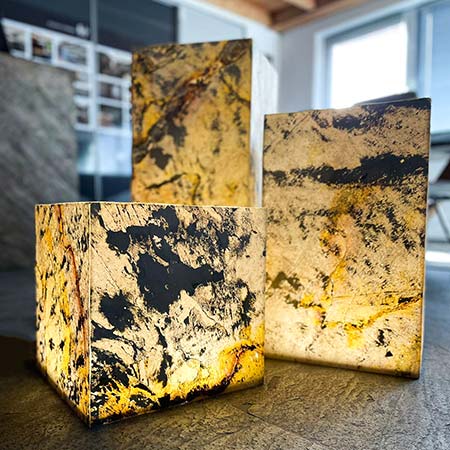 Flat Stone mit Licht